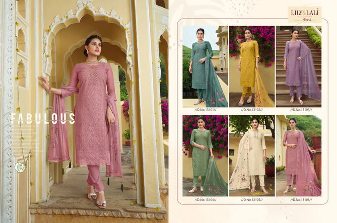 Chikenkari Lily And Lali Readymade Suits Catalog